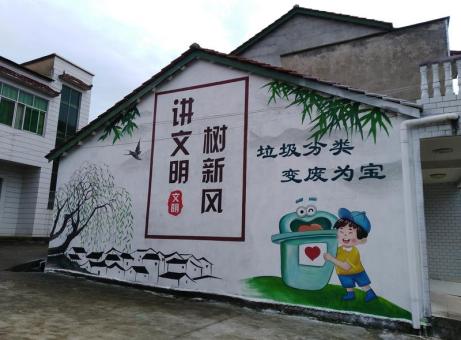 海宁墙绘是现在流行的墙体广告